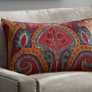 Pottery Barn Houston Ikat Lumbar Pillow Cover New With Tags Sold Out